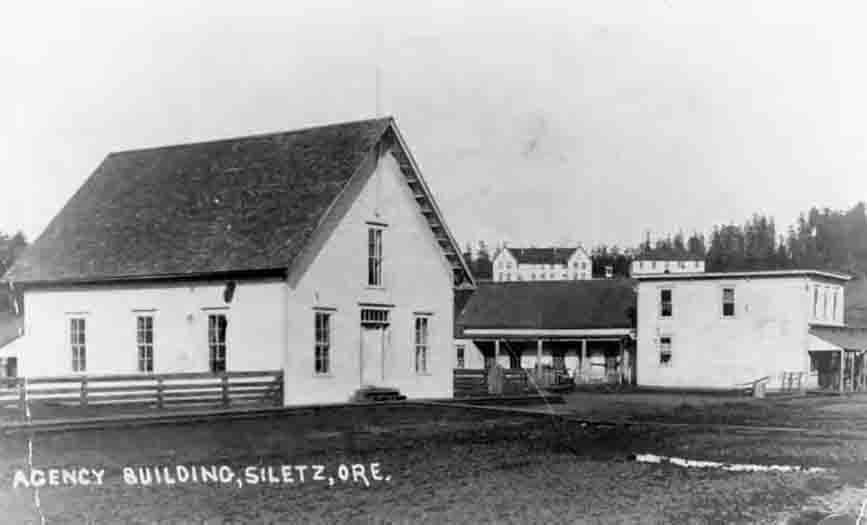 Siletz Reservation Buildings 1910