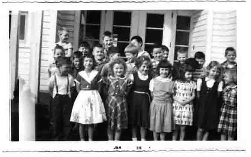 Yachats school photo from 1958